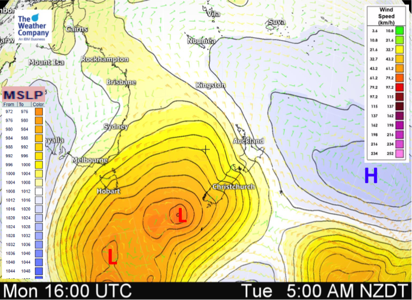 Southern Ocean storm 9 Latest Maps + Forecast WeatherWatch New